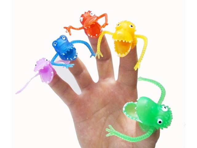 20Pcs Funny Dionsaur Finger Puppet Dolls Assorted - Click Image to Close