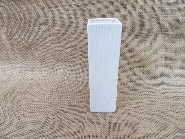 6Pcs White Ceramics Flower Vases Home Modern Decoration - Click Image to Close