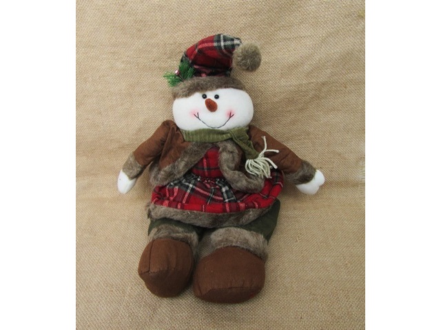 1X Snowman Doll Ornament D?cor Kids Toy 62.5cm High