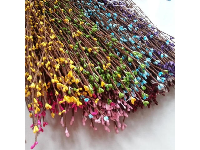50Pcs Artificial Flower Garland Rattan DIY Wreath Bracelet 65cm