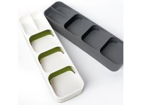 1X Cutlery Organizer Spoon Tray Insert Utensil Divider 39.5x11x5