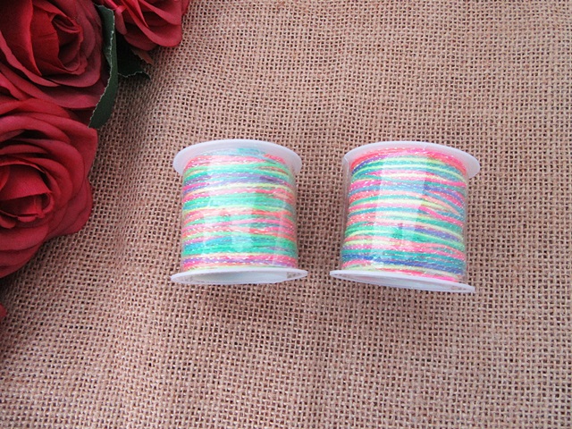 12Roll x 10meter Polyester Thread Cord For Beading Craft - Click Image to Close