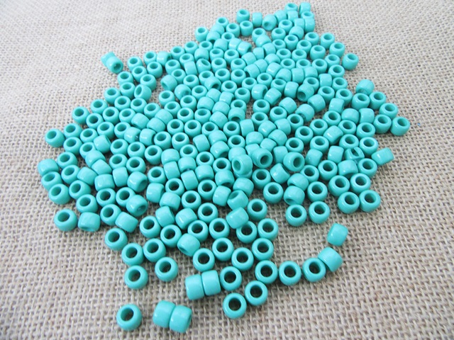 1900Pcs New Loose Barrel Pony Beads 6x7mm 1900Pcs New Loose Barrel Pony Beads 6x7mm