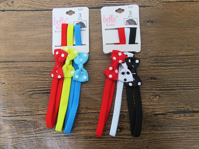 3Sheets X 3Pcs Colorful Long Hairbands Hair Elastic Assorted 3Sheets X 3Pcs Colorful Long Hairbands Hair Elastic Assorted