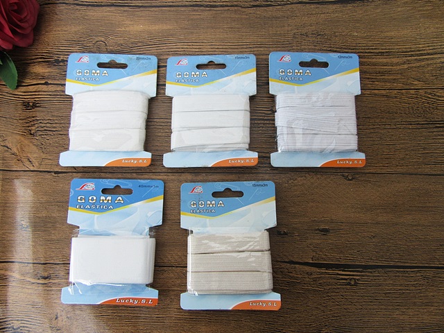 12Sheets White Sewing Elastic Stretch Tape Trim Sewing Craft cf- 12Sheets White Sewing Elastic Stretch Tape Trim Sewing Craft cf-