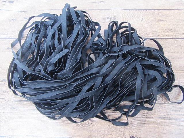 50Meters Thick Black Sewing Elastic 10mm - Click Image to Close