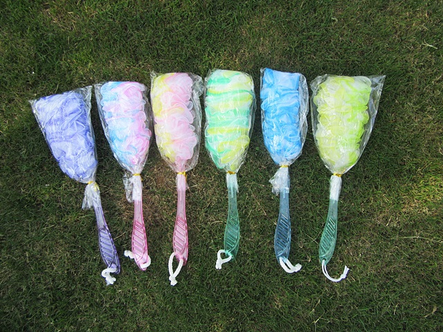 4Pcs Wash Shower Body Scrubber Exfoliator Bath Brush Mixed