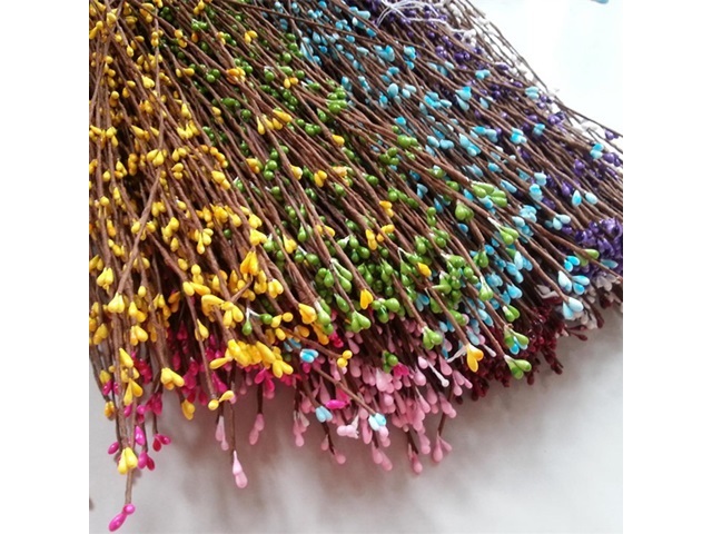 50Pcs Artificial Flower Garland Rattan DIY Wreath Bracelet 65cm - Click Image to Close