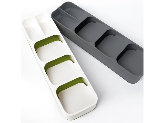 1X Cutlery Organizer Spoon Tray Insert Utensil Divider 39.5x11x5