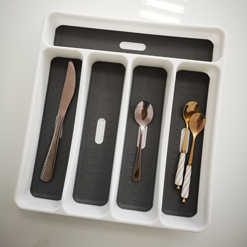 1X HQ Cutlery Organizer Spoon Tray Insert Utensil Divider 28.4x3 - Click Image to Close