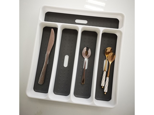 1X HQ Cutlery Organizer Spoon Tray Insert Utensil Divider 28.4x3