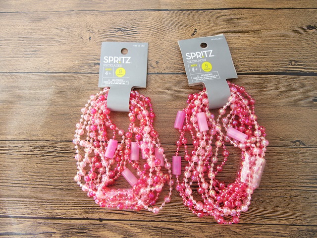 6Packs x 5Pcs Kids Girls Pink Beaded Necklace 6Packs x 5Pcs Kids Girls Pink Beaded Necklace