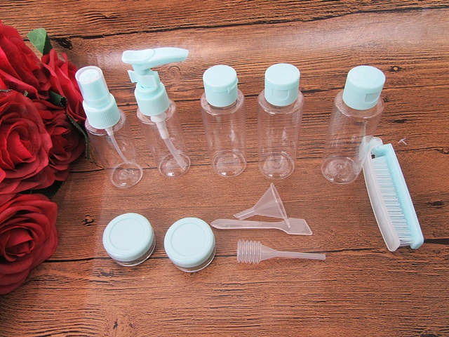 2Set 11in1 Empty Comestic Spray Bottle Refilled Bottle w/Bag - Click Image to Close
