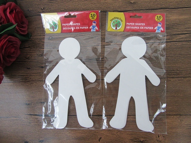 6Packs Boy Shape Paper Shapes Craft Scrapbooking - Click Image to Close