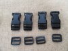 50Sets Black Side Release Buckles For 20mm Webbing
