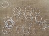 400 Silver Plated Wine Glass Rings Charm Hoop Findings 25mm 400 Silver Plated Wine Glass Rings Charm Hoop Findings 25mm