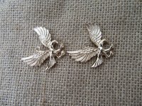 30Pcs Golden Color 3D Vivid Eagle Beads Charms Pendants