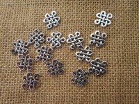 200Pcs Alloy Chinese Knot Beads Charms Pendants Wholesale