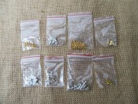 50Packets Crimp Beads Earring Back Stopper Connectors Etc Jewell