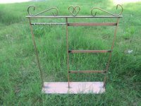 1X Copper 3-Layer Earring Ear Studs & Necklace Display Stand