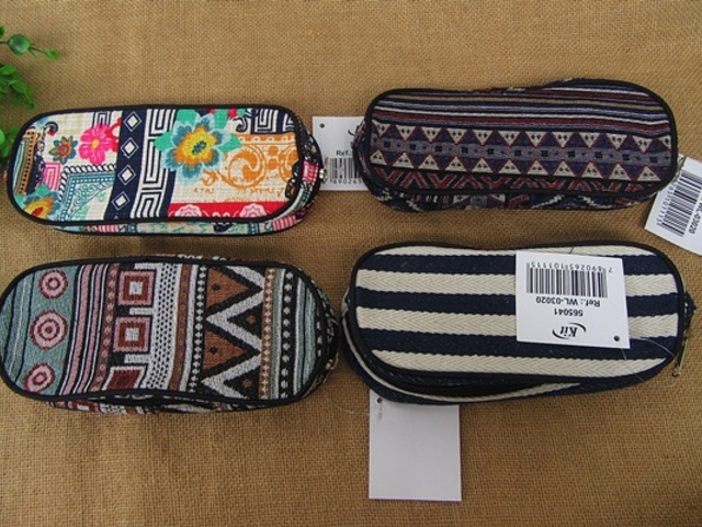 6Pc Unique Pencil Case Zipper Bag Makeup Bag Pouch 6Pc Unique Pencil Case Zipper Bag Makeup Bag Pouch