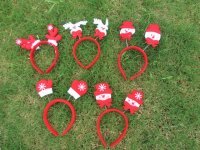 6X Christmas Headband Decorations Snowman Hair Band Child Kids G