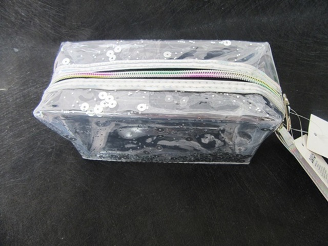 4Pcs Clear Sequin Coin Bag Purse Pencil Bag Comestic Bag Zipper 4Pcs Clear Sequin Coin Bag Purse Pencil Bag Comestic Bag Zipper