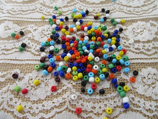 250Grams Loose Glass Beads 2-5mm Mixed Color - Click Image to Close