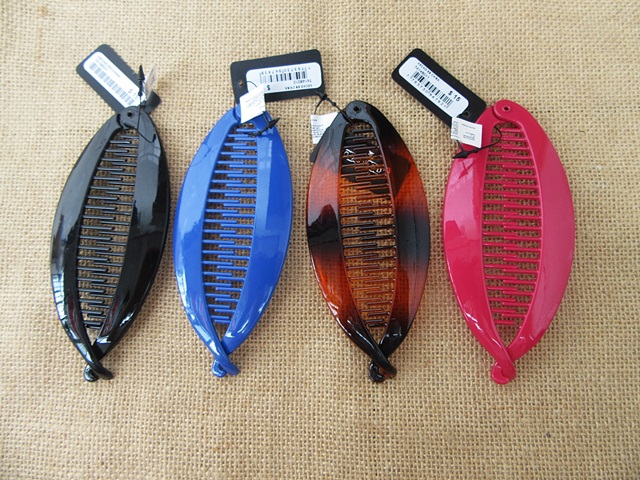 3Pcs New Twisted Claw Tail Fish Clip Mixed Color - Click Image to Close