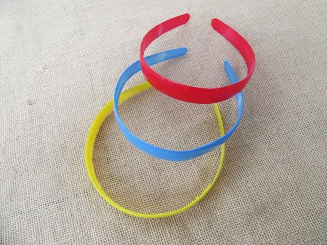 12Pcs DIY Headbands Hair Clips Hair Hoop with Teeth 20MM Mixed