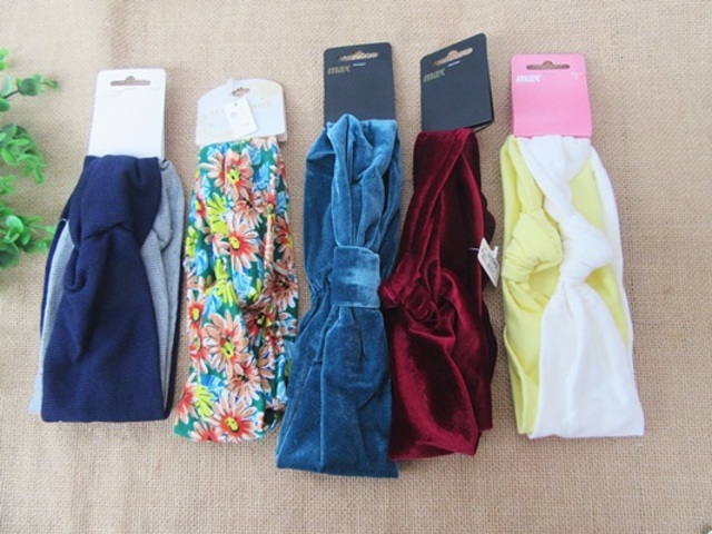 12Sheet Bowknot Hair Elastic Wide Head Band Hair Band Headwrap 12Sheet Bowknot Hair Elastic Wide Head Band Hair Band Headwrap