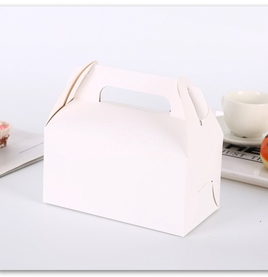 50Pcs White Gable Gift Boxes/Wedding Shower Gift Boxes - Click Image to Close