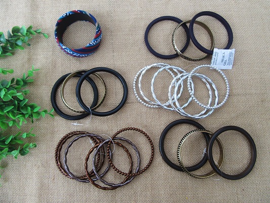 6Sets Elegant Simple Bracelets Bangles - Click Image to Close
