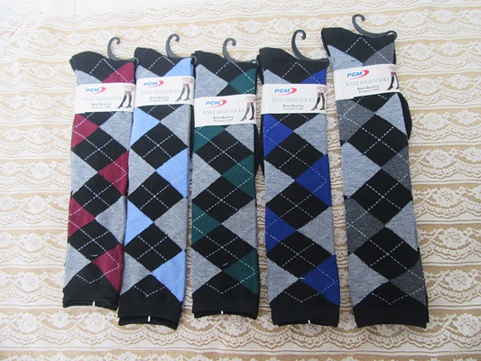12Pairs Fashion Boots Socks Long Socks Over Knee High Sock - Click Image to Close