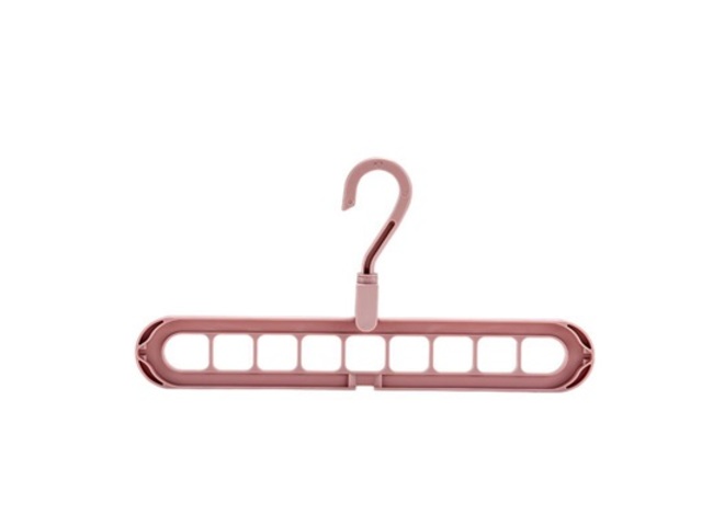 6Pcs Magic Space Saver Folding 9 Holes Clothes Coat Organizer