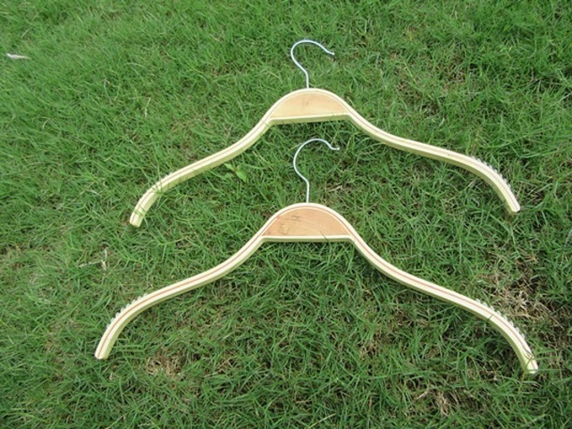 15Pcs New Wooden Coat Hangers Dress Coat Suit Pants Wooden Hange - Click Image to Close