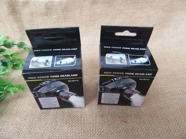 6Pcs Black LED Head Torch Headlight Lamp Camping Headlamp 6Pcs Black LED Head Torch Headlight Lamp Camping Headlamp