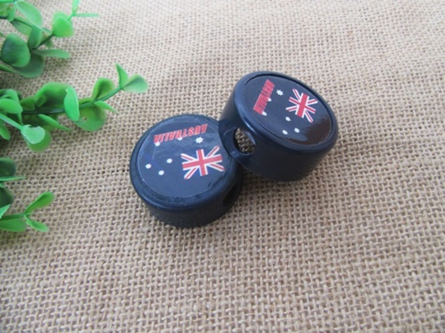 40Pcs Single Hole Pencil Sharpener "Australia flag " - Click Image to Close