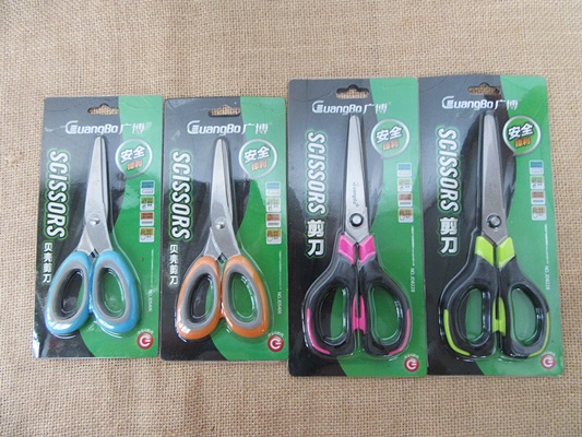 6Pcs New Multi - Function Craft Office Home Usage Scissors Mixed - Click Image to Close