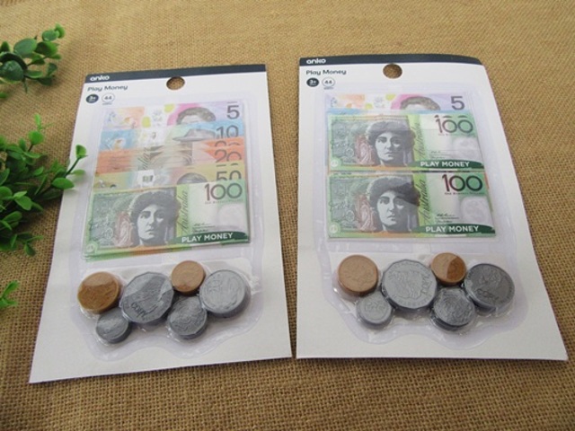 6Sets x 44Pcs Play Money Set Kids Play Cash Toy 6Sets x 44Pcs Play Money Set Kids Play Cash Toy