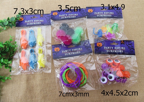 6Packs Funny Scary Ring Finger Puppet Peg Etc Halloween Party Fa - Click Image to Close