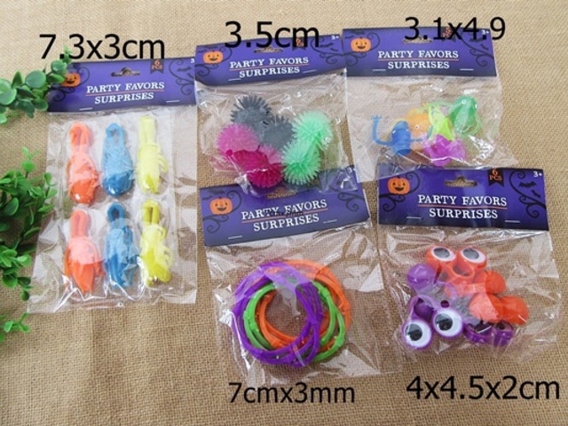 6Packs Funny Scary Ring Finger Puppet Peg Etc Halloween Party Fa - Click Image to Close