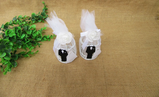 4Pcs Romantic Wedding Bride-Groom Decorative Souvenir Gifts - Click Image to Close