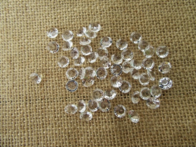 400Pcs Clear Diamond Confetti Wedding Party Table Scatter 8mm 400Pcs Clear Diamond Confetti Wedding Party Table Scatter 8mm