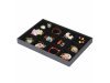 1Pc Black Velvet 12 Compartment Organizer Bracelets Case 1Pc Black Velvet 12 Compartment Organizer Bracelets Case