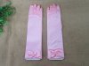 10Pairs Pink Satin Gloves Bridal Glove Wedding Party Favor 28cm 10Pairs Pink Satin Gloves Bridal Glove Wedding Party Favor 28cm