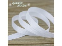 100Yards White Grosgrain Ribbon 15mm