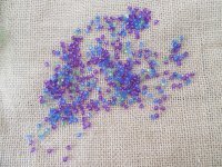 250Gram (Approx 10000Pcs) Bicone Beads Loose Beads Mixed Color -