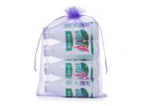 98 Purple Drawstring Jewelry Gift Pouches 30x19cm