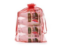 98 Red Drawstring Jewelry Gift Pouches 30x20cm